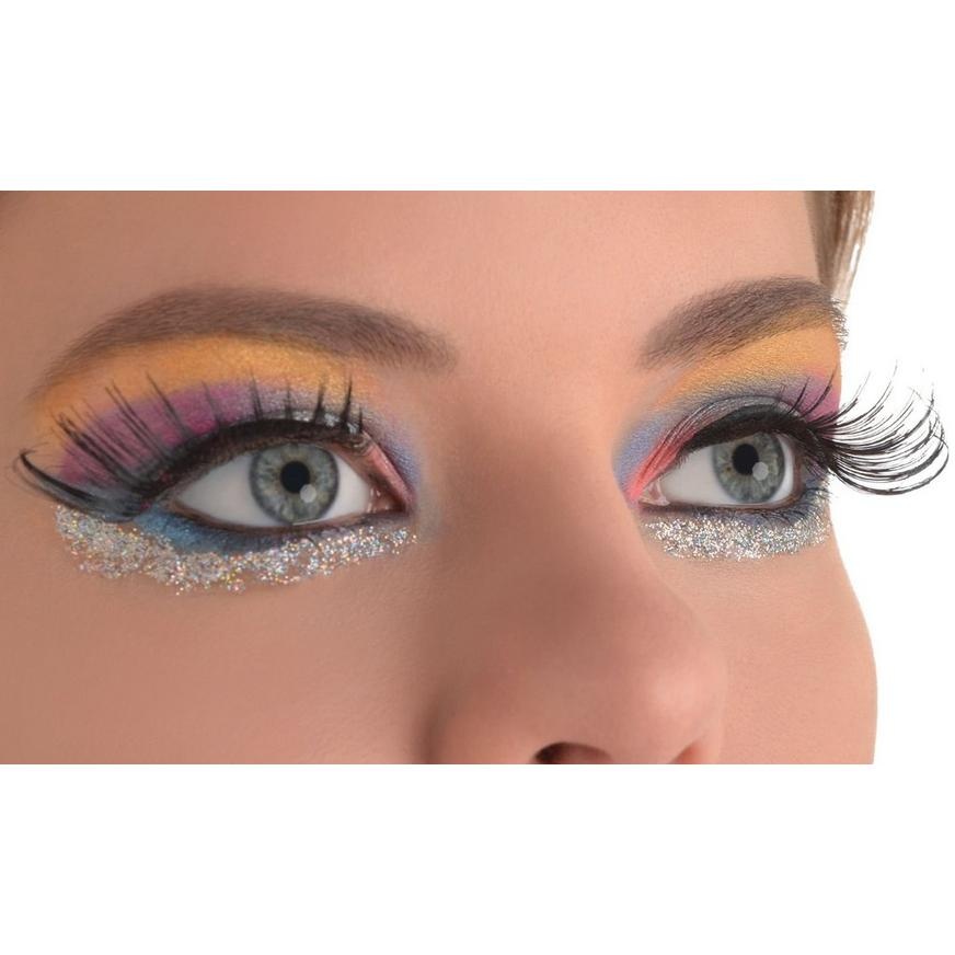 slide 1 of 1, Party City Black Flirty False Eyelashes, 1 ct