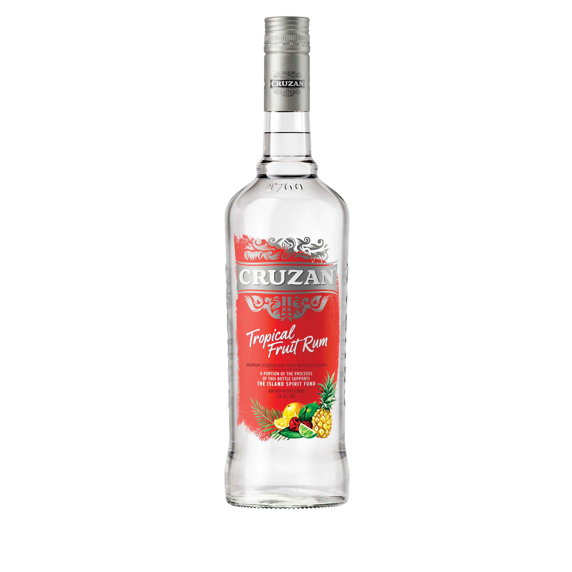 slide 2 of 2, Cruzan Tropical Fruit Flavored Rum 750 ml, 750 ml