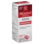 slide 1 of 1, Harris Teeter Children's Pain & Fever Oral Suspension, 4 oz