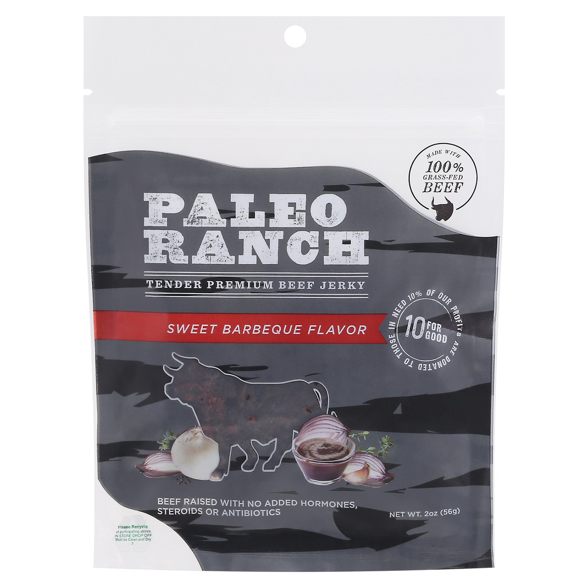 slide 9 of 13, Paleo Ranch Tender Premium Sweet Barbeque Flavor Beef Jerky 2 oz, 2 oz