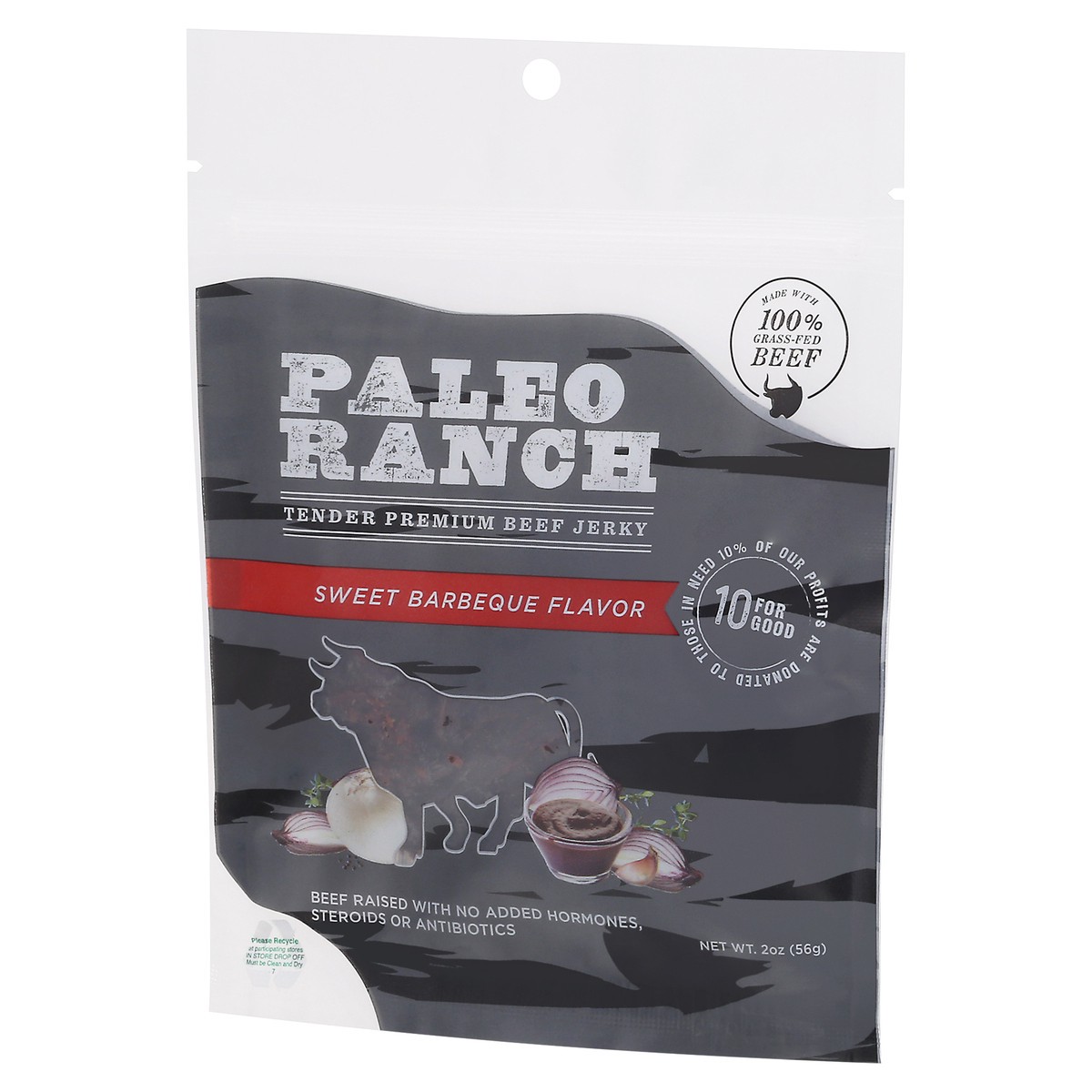 slide 12 of 13, Paleo Ranch Tender Premium Sweet Barbeque Flavor Beef Jerky 2 oz, 2 oz