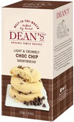 Dean's Belgian Chocolate Chip Shortbread Rounds