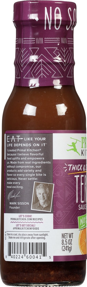 slide 12 of 13, Primal Kitchen No Soy Honey Teriyaki Sauce - 8.5 oz, 8.5 oz