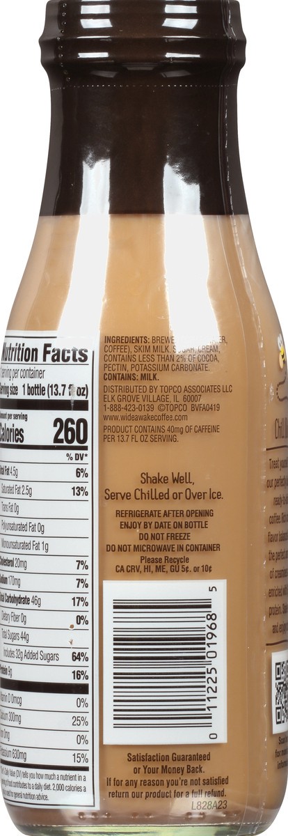 slide 8 of 13, Wide Awake Coffee Co. Mocha Coffee Drink 13.7 oz, 13.7 fl oz