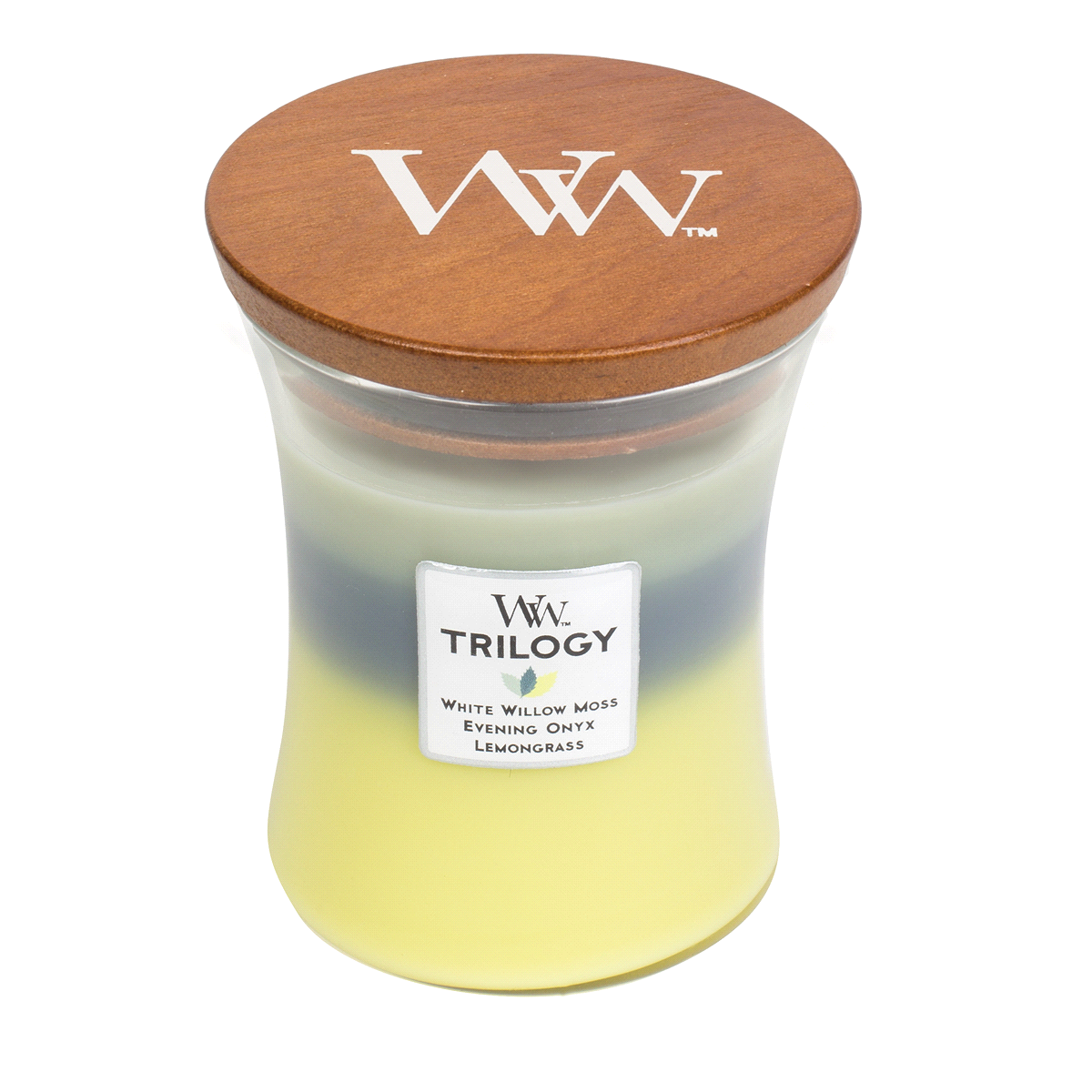 slide 1 of 1, Woodwick Candle Medium Jar Trilogy Woodland Shade, 10.5 oz