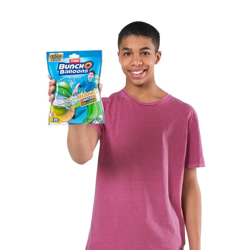 slide 2 of 7, Bunch O Balloons Reusable Water Balloons - 6pk, 6 ct