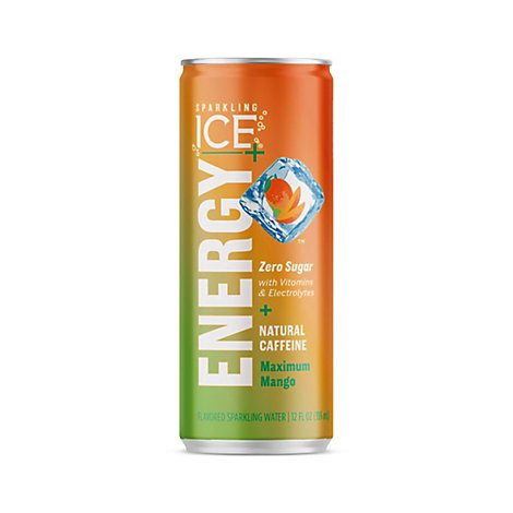 slide 1 of 1, Sparkling Ice Energy Maximum Mango - 12 fl oz, 12 fl oz