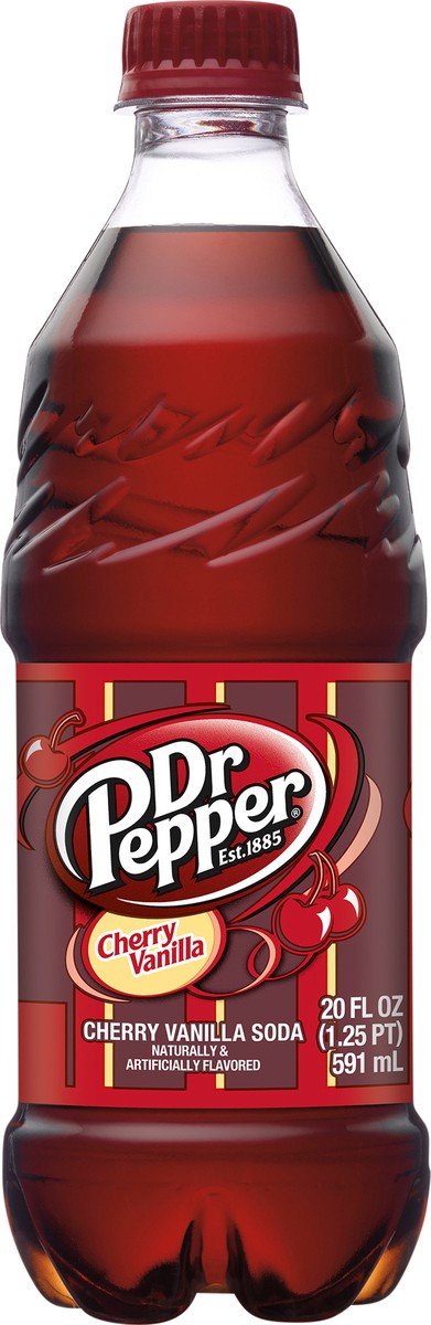 slide 5 of 9, Dr Pepper Cherry Vanilla Soda- 20 fl oz, 20 fl oz