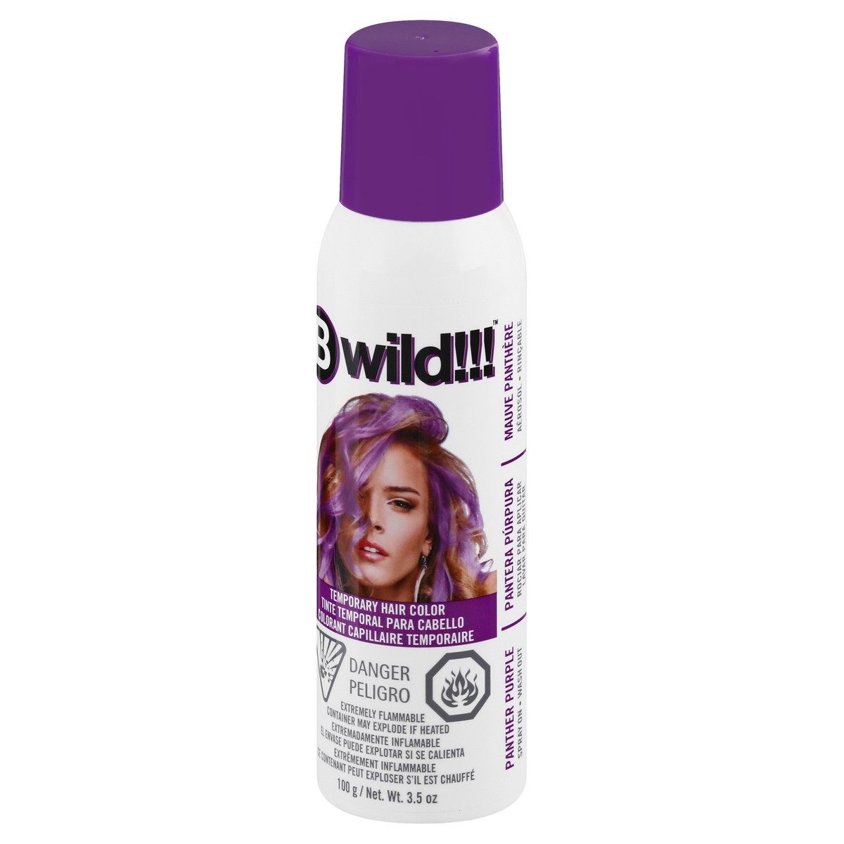 slide 3 of 11, B Wild Panther Purple Temporary Hair Color 100 gr, 1 ct