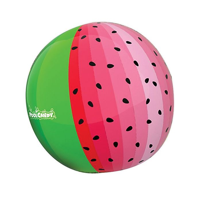 slide 1 of 3, PoolCandy Adult Giant Watermelon Beach Ball Sprinkler, 1 ct