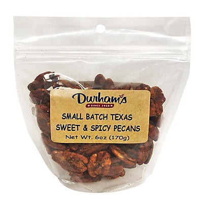 slide 1 of 1, Durham's Small Batch Sweet & Spicy Pecans, 6 oz