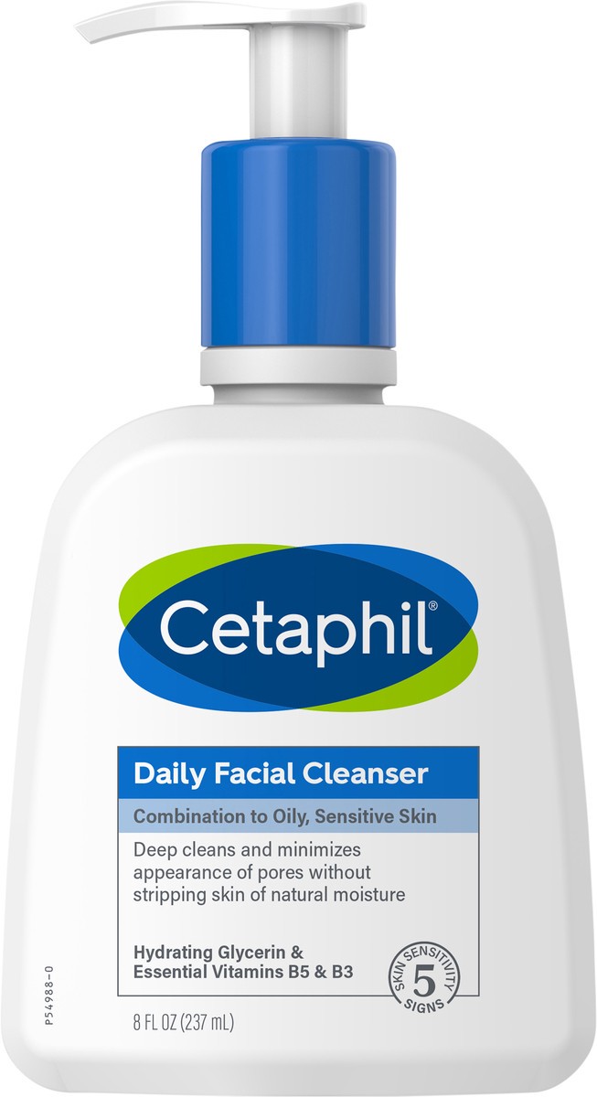 slide 6 of 6, Cetaphil Daily Facial Cleanser, 8oz, 8 oz