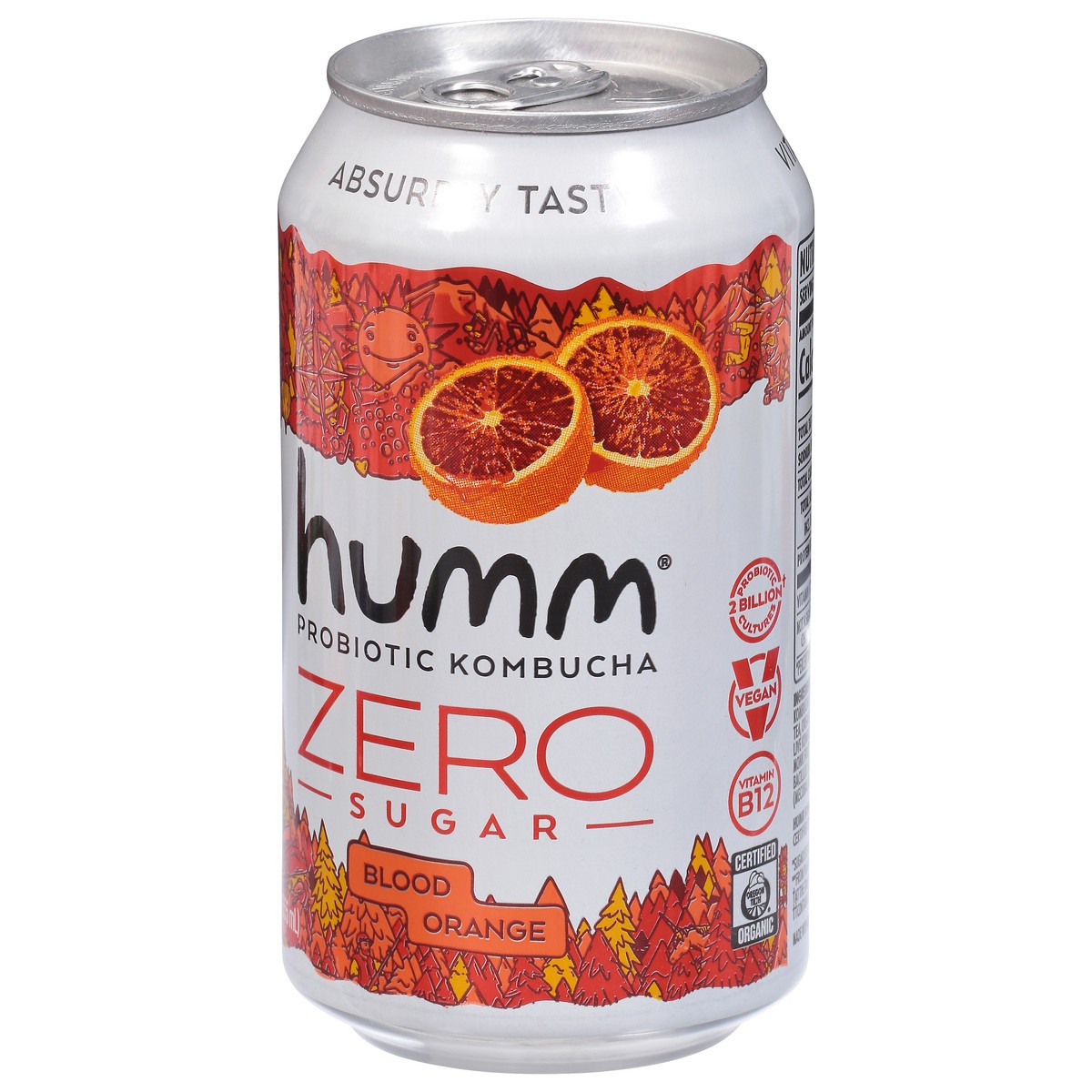 slide 3 of 9, Humm Zero Blood Orange - 12 fl oz, 12 fl oz
