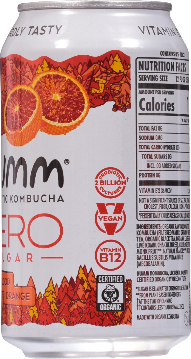 slide 9 of 9, Humm Zero Blood Orange - 12 fl oz, 12 fl oz