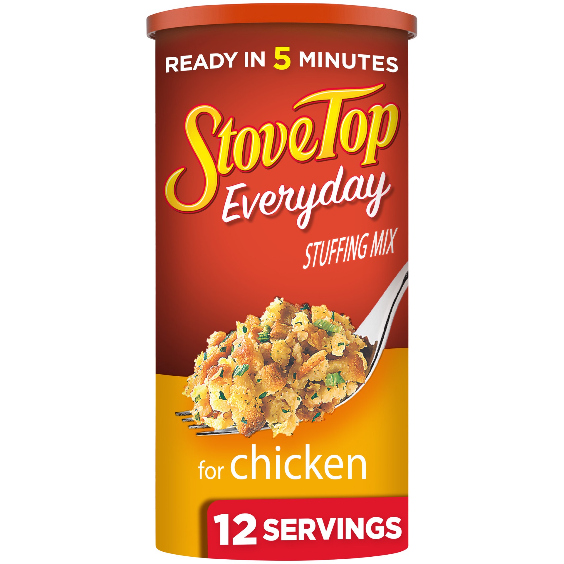 slide 1 of 9, Stove Top Everyday Stuffing Mix for Chicken, 12 oz Canister, 12 oz