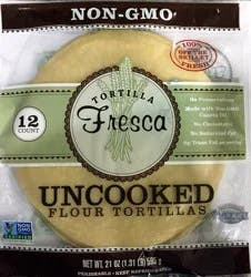 Tortilla Fresca Non-Gmo Uncooked Flour Tortillas