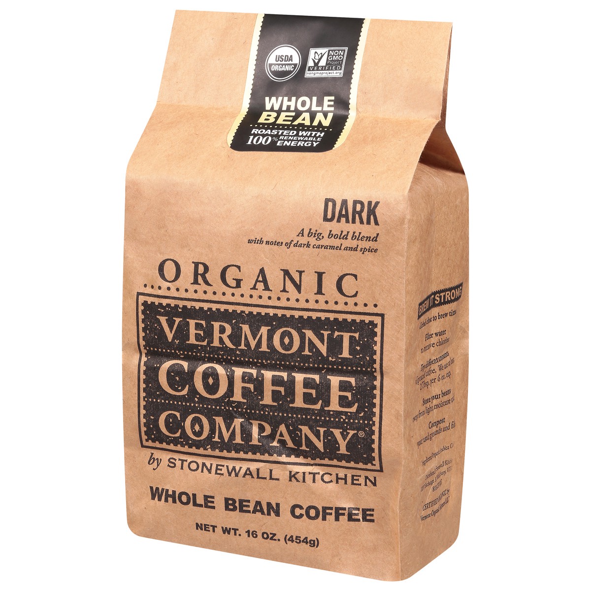 slide 6 of 12, Vermont Coffee Company Organic Dark Whole Bean Coffee 16 oz, 16 oz