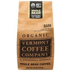 Vermont Coffee Company Organic Dark Whole Bean Coffee 16 oz