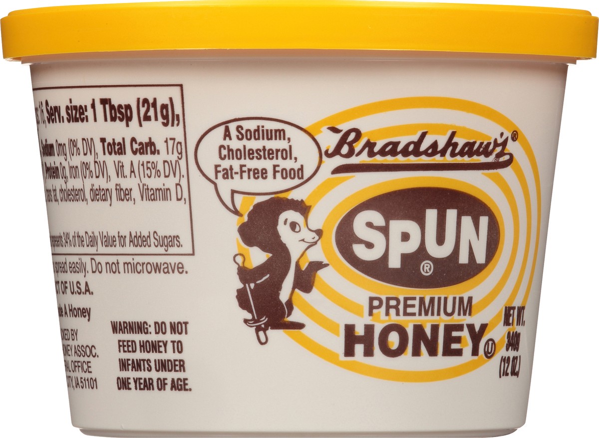 slide 6 of 8, Bradshaws Spun Premium Honey 12 gr, 12 oz