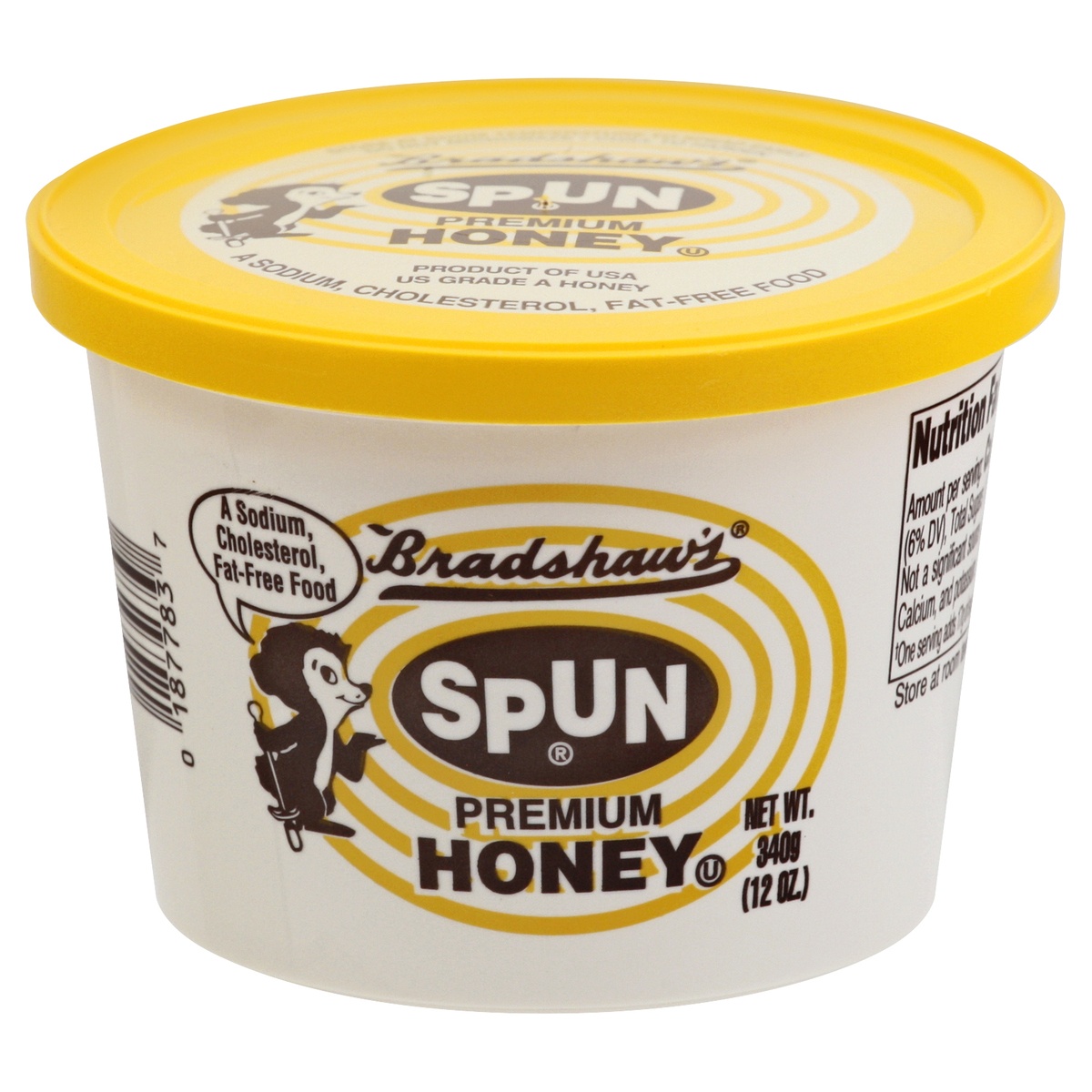 slide 1 of 9, Bradshaw's Spun Premium Honey, 12 oz