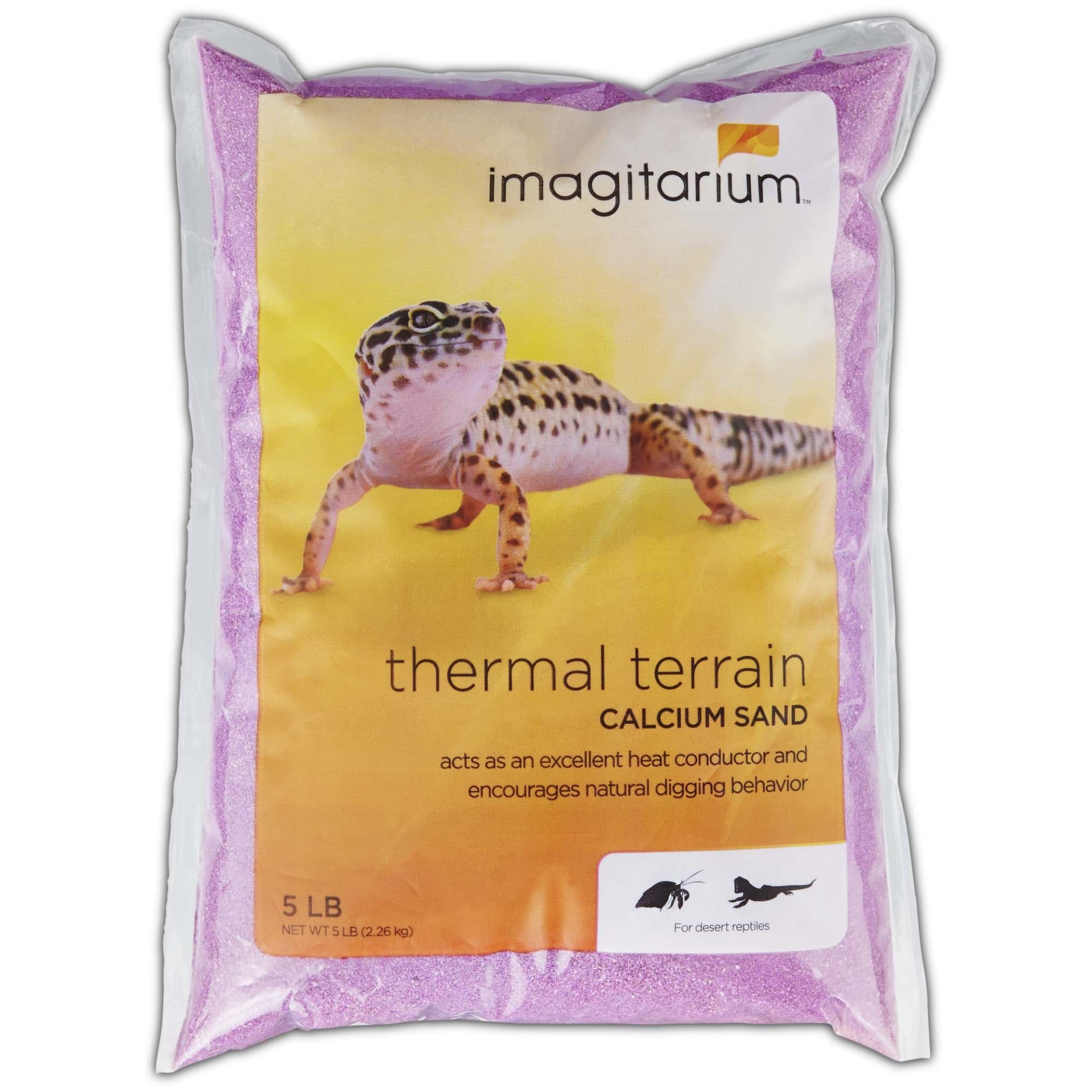slide 1 of 1, Imagitarium Purple Calcium Reptile Sand, 5 lb