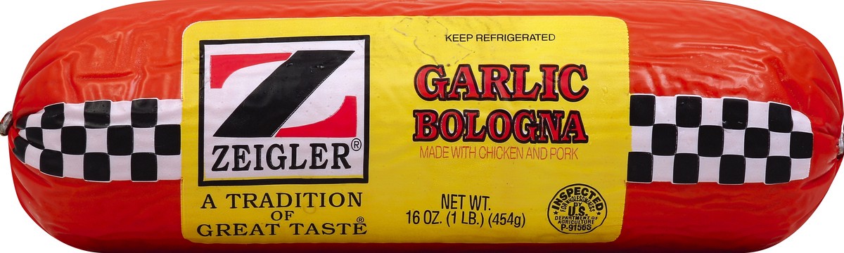slide 1 of 6, Zeigler Bologna 16 oz, 16 oz