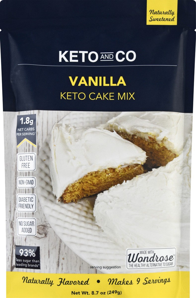 slide 1 of 9, Keto and Co Vanilla Keto Cake Mix 8.7 oz, 8.7 oz