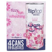 slide 4 of 5, flipflop Fizzy Rose, 33.6 fl oz