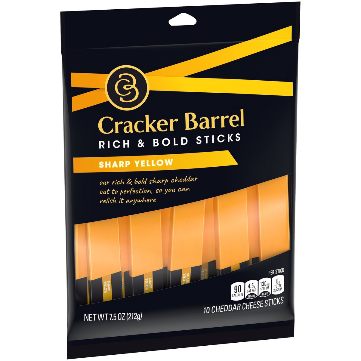 slide 3 of 8, Cracker Barrel Cheese, 7.5 oz