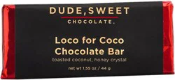 Dude Sweet Loco for Coco Chocolate Bar