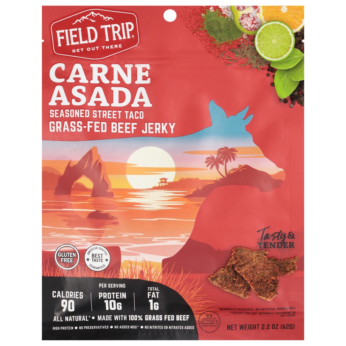 slide 1 of 14, Field Trip Carne Asada Flavored, Grass Fed Beef Jerky, 2.2 Oz, 2.2 oz