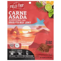 Field Trip Carne Asada Flavored, Grass Fed Beef Jerky, 2.2 Oz