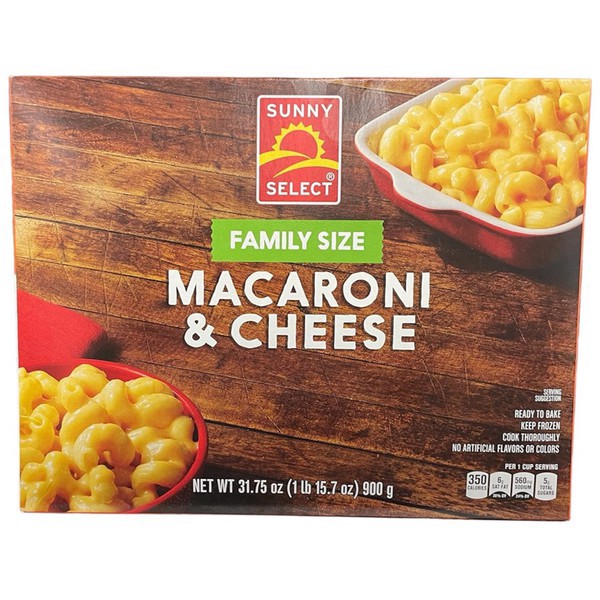 slide 1 of 1, Sunny Select, Macaroni & Cheese, Family Size, 31.75 oz