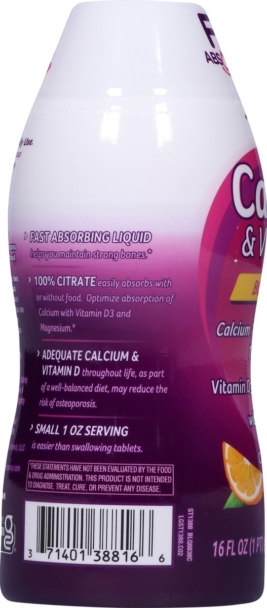 slide 9 of 9, Nature's Way Calcium & Vitamin D3 Supplement, 16 Ounces (480 mL), Citrus Flavored, 16 fl oz