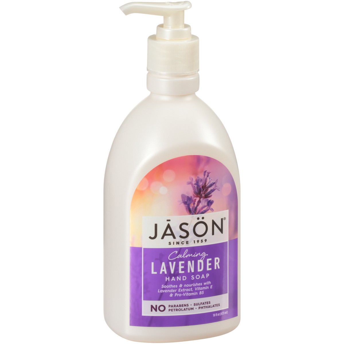slide 2 of 8, Jason JĀSON Calming Lavender Hand Soap 16 fl. oz. Pump, 16 fl oz
