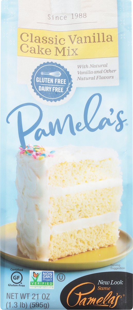 slide 6 of 9, Pamela's Classic Vanilla Cake Mix 21 oz, 21 oz