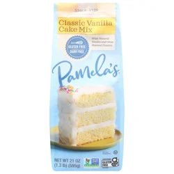 Pamela's Dairy Free Gluten Free Classic Vanilla Cake Mix 21 oz