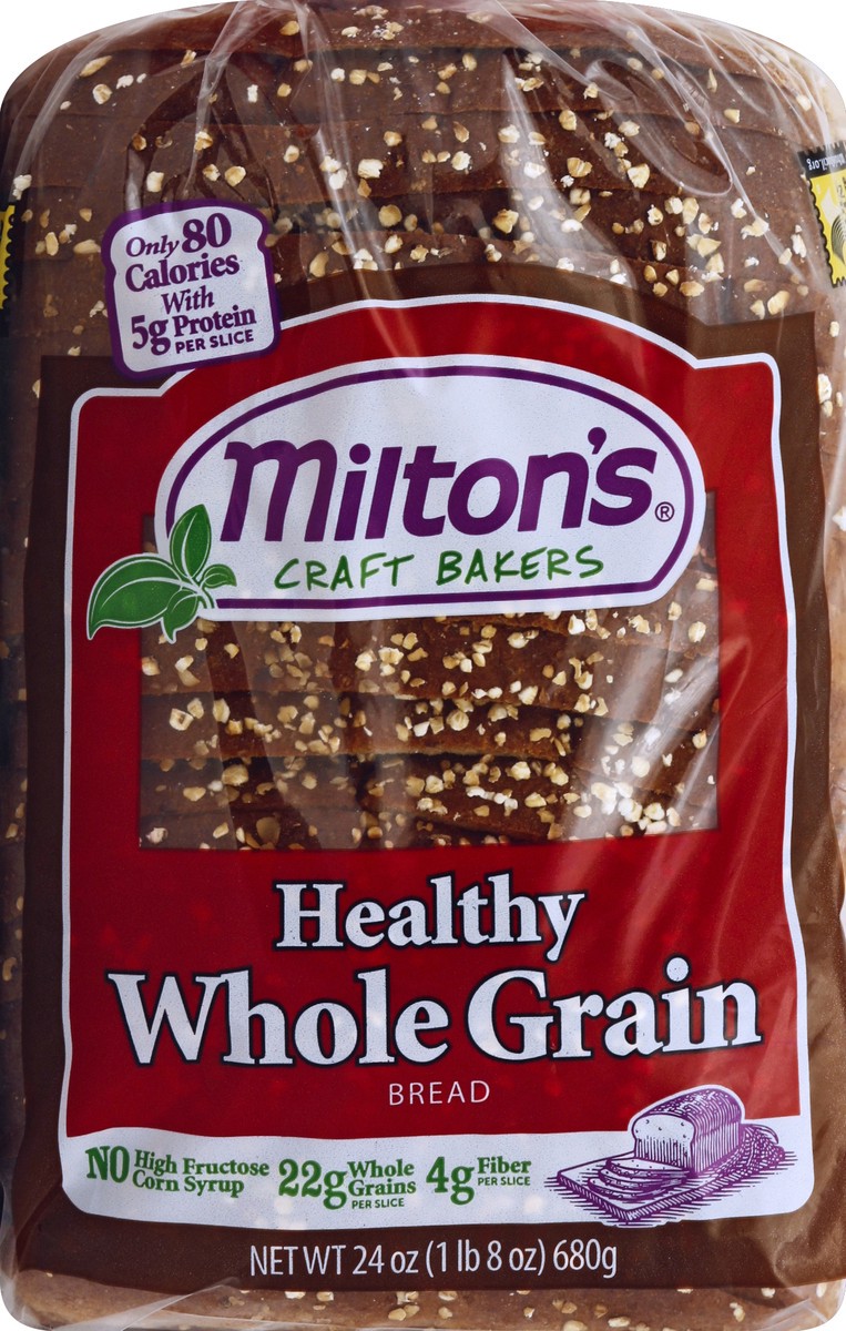 slide 4 of 6, Milton's Bread 24 oz, 24 oz