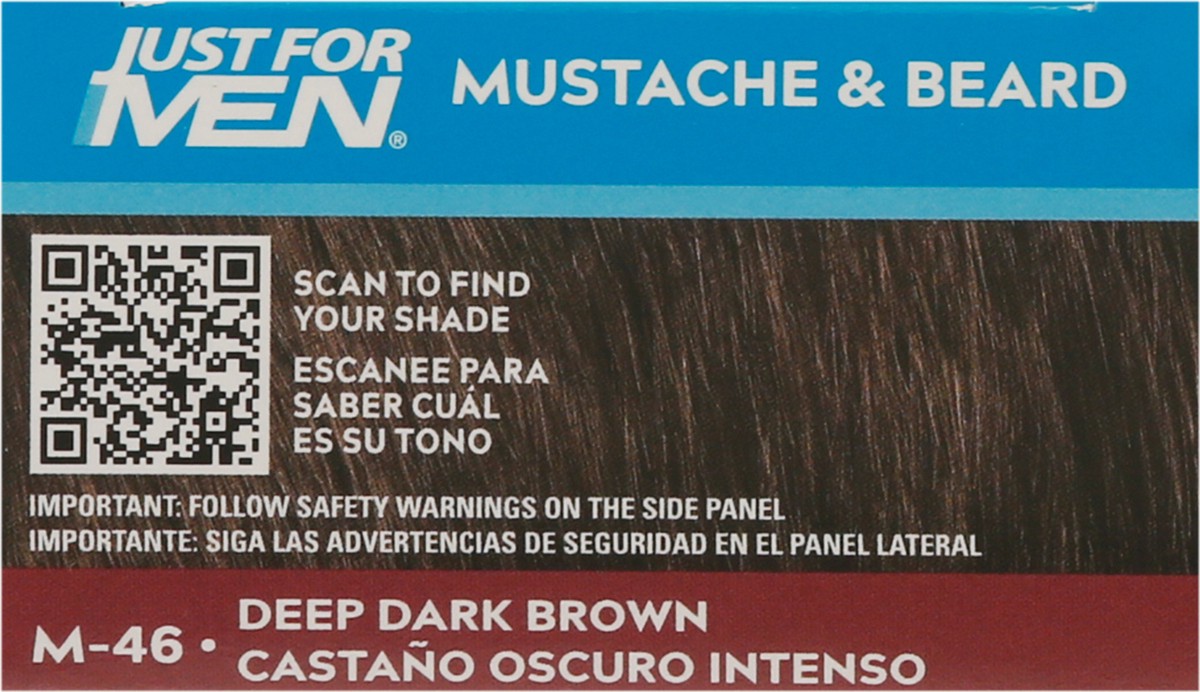 slide 2 of 9, Just for Men Deep Dark Brown Mustache & Beard, 1 ct