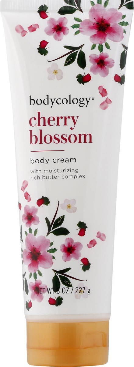 slide 1 of 10, Bodycology Cherry Blossom Body Cream, 8 oz