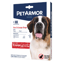 slide 3 of 21, PetArmor Flea And Tick Topical Treatment For Dogs - 3 Month Supply, 89 ct; 132 lb
