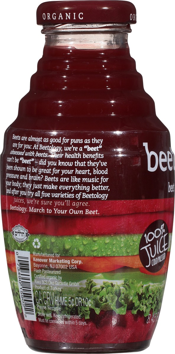 slide 3 of 9, Beetology Beet & Veggie Juice Organic - 8.45 fl oz, 8.45 fl oz