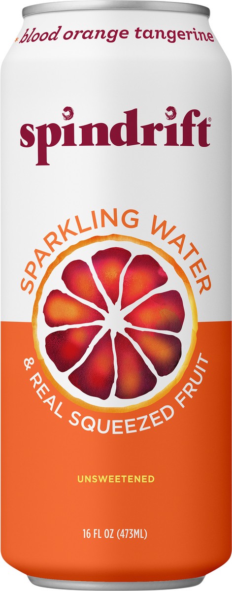 slide 4 of 4, Spindrift Blood Orange Tangerine Sparkling Water Can - 16 fl oz, 16 fl oz