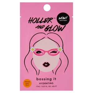 slide 1 of 1, Holler And Glow Bossing It Hydrating Sheet Mask, 0.57 oz