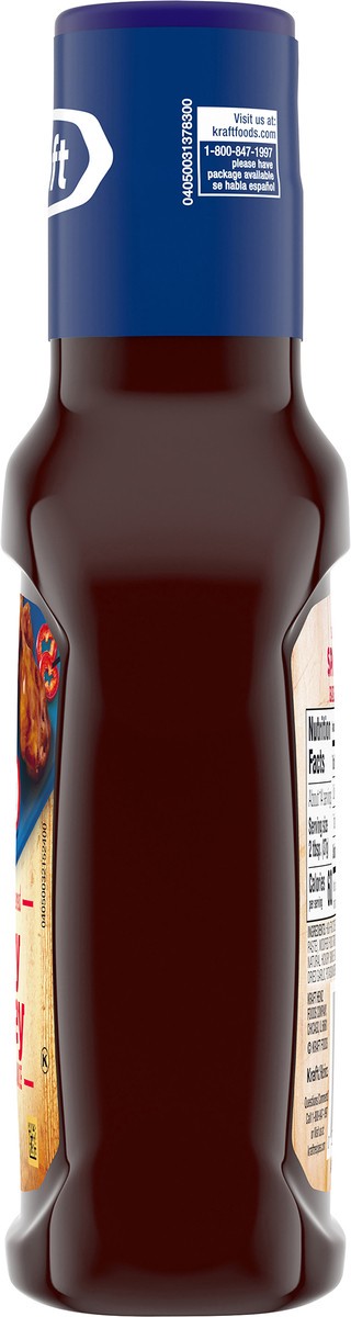 slide 8 of 9, Kraft Spicy Honey Slow-Simmered Barbecue Sauce, 18 oz Bottle, 18 oz