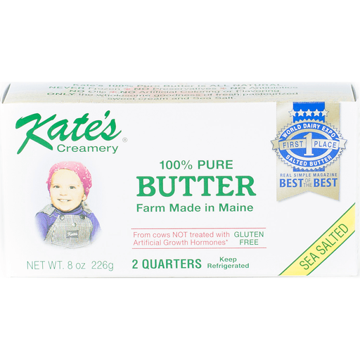 slide 2 of 6, Kate's Sea Salted Butter, 8 oz