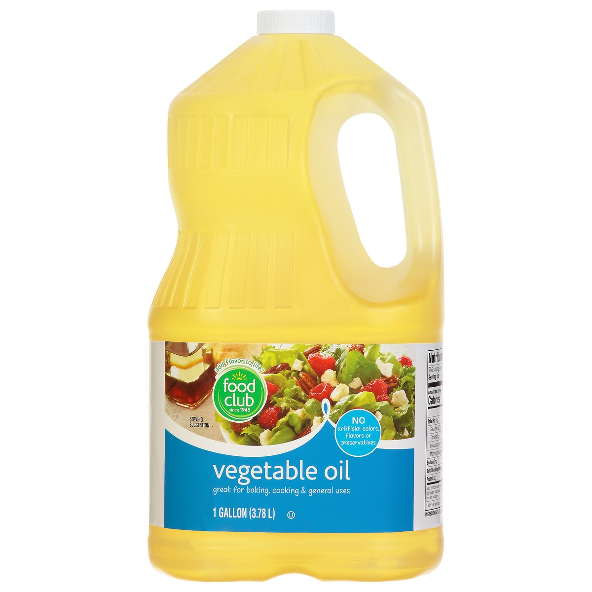 slide 1 of 11, Food Club Vegetable Oil, 1 gal