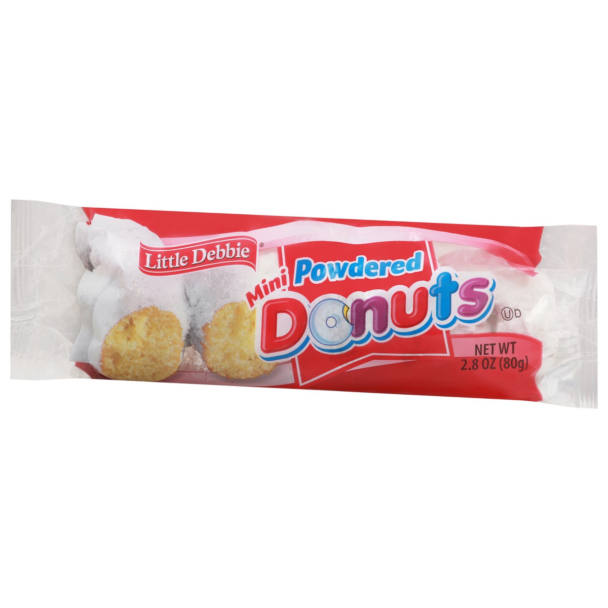 slide 7 of 9, Little Debbie Mini Powdered Donuts 2.8 oz, 2.8 oz