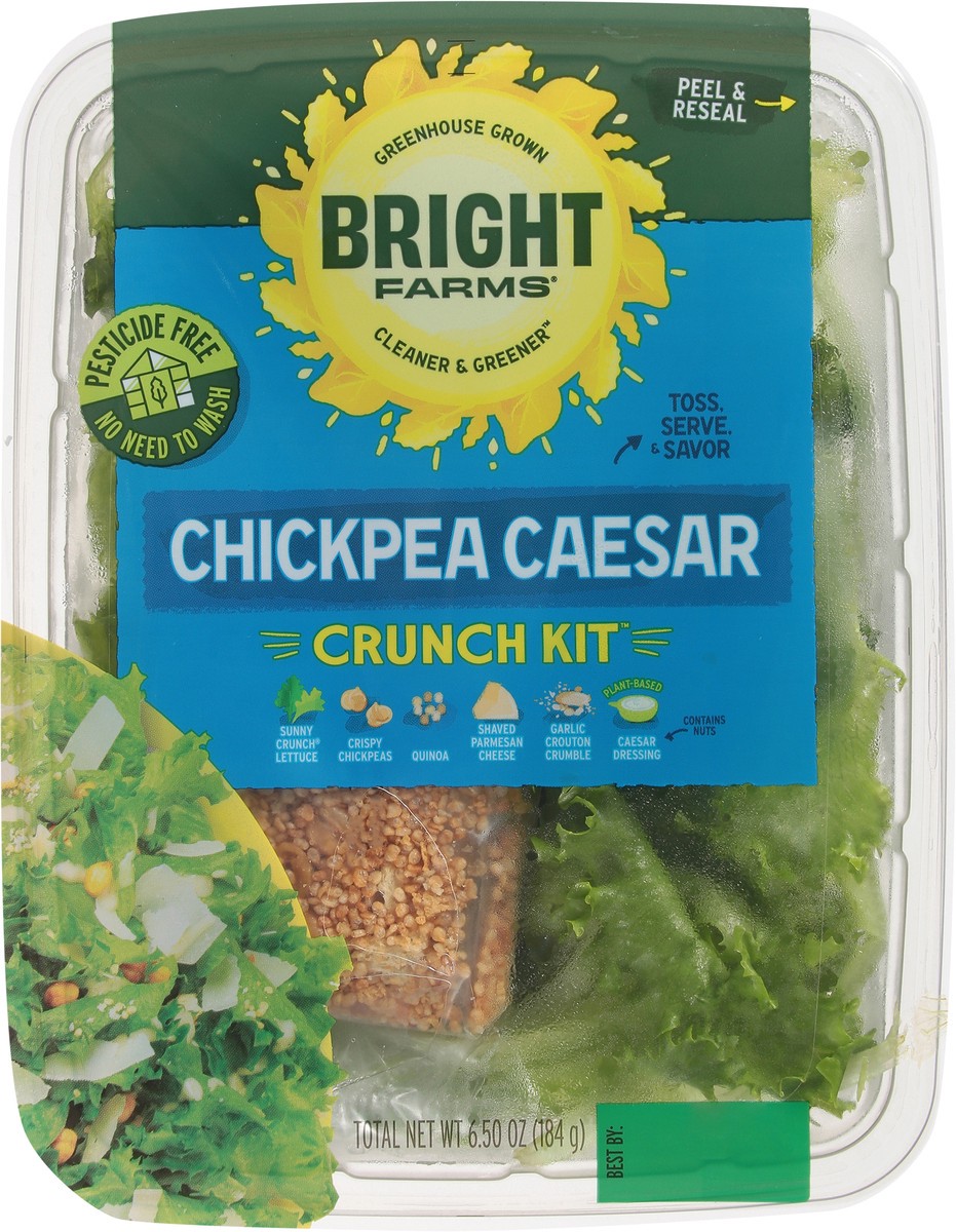 slide 6 of 9, Bright Farms BrightFarms Chickpea Caesar Crunch Kit 6.50 oz., 6.5 oz
