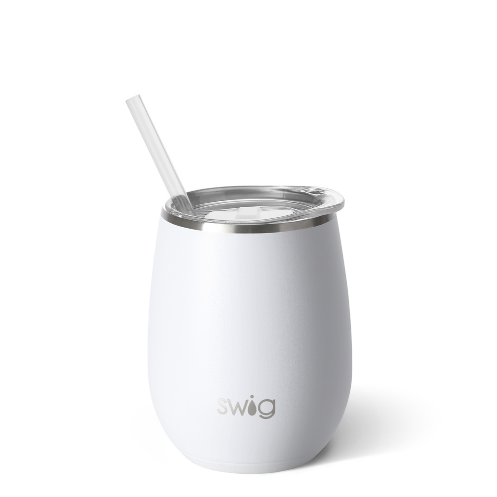 slide 1 of 1, Swig Matte White Wine Cup, 14 oz